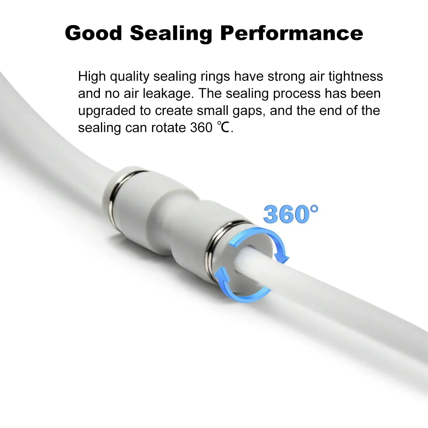 For Bambu Lab X1/X1C/P1P/P1S & AMS PTFE Tube Pneumatic Fitting Connector for 1.75mm 3d Printer Parts Pneumatic Connectors