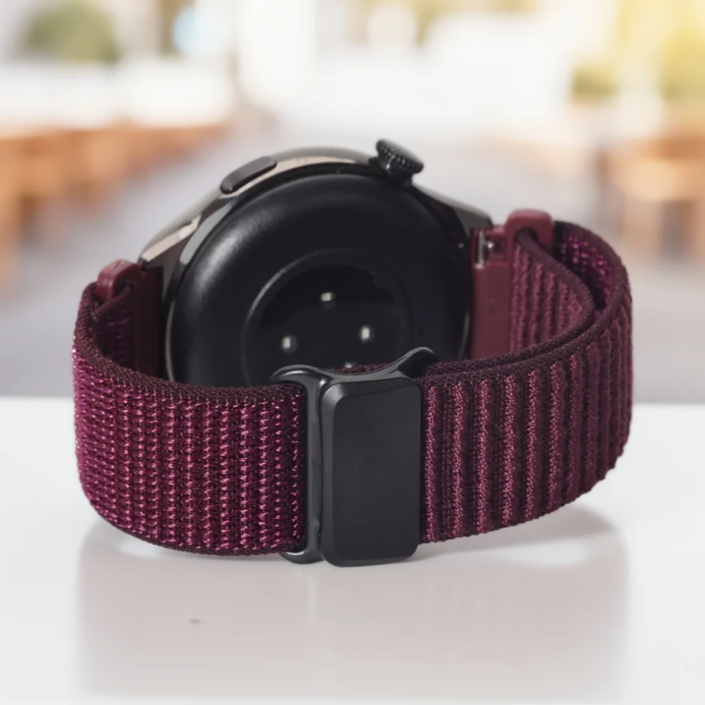 Nylon Magnetic Sports Strap Wristband, 22/20mm