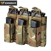 IDOGEAR Tactical Magazine Pouch Mag Carrier Triple Open Top 5.56 Pistol MOLLE Mag Pouch 3545 1