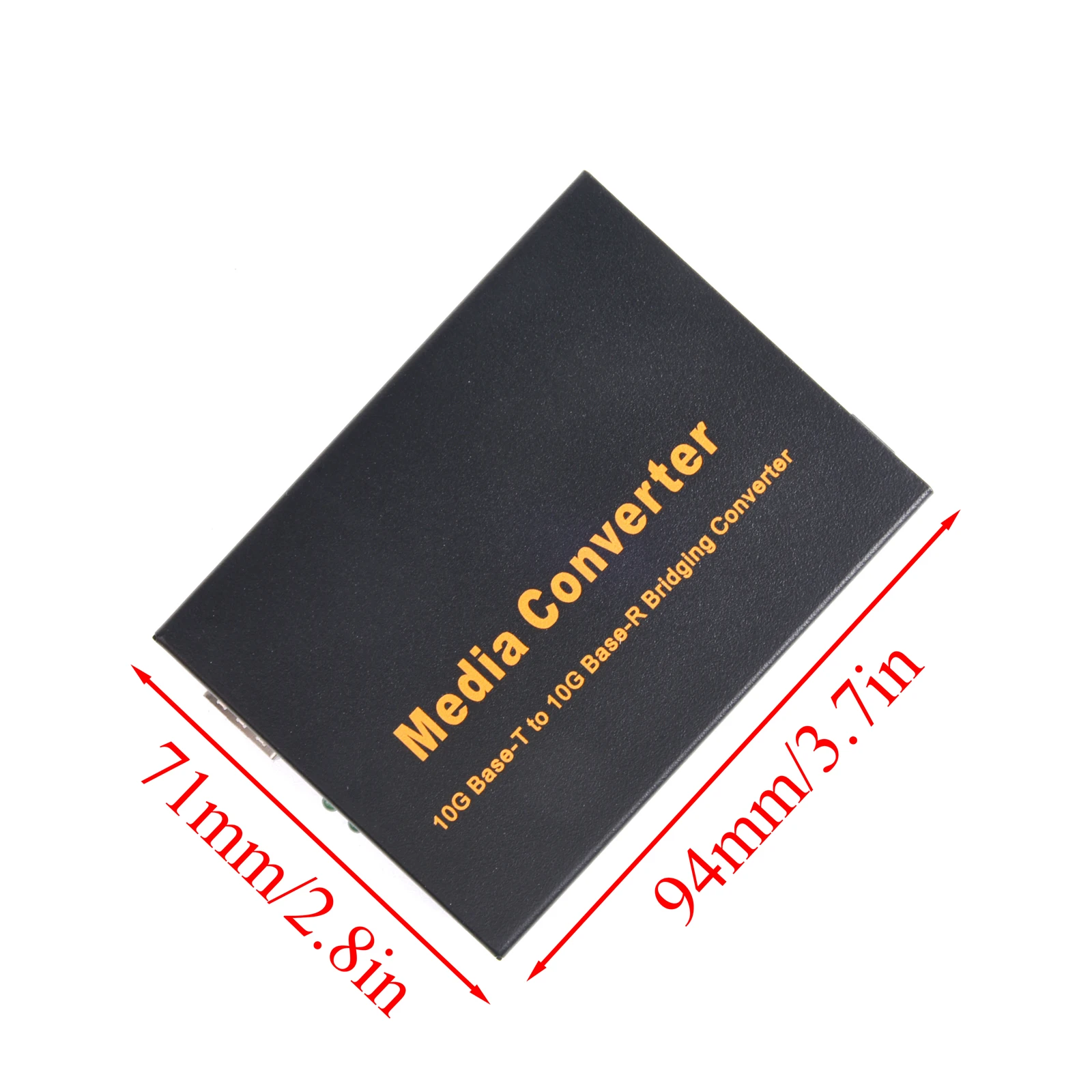 1PCS 10G SFP Media Converter 1 SFP to 1 RJ45 Transceiver 10Gbps Fiber Optic Switch With 10KM/20KM/40KM LC Module