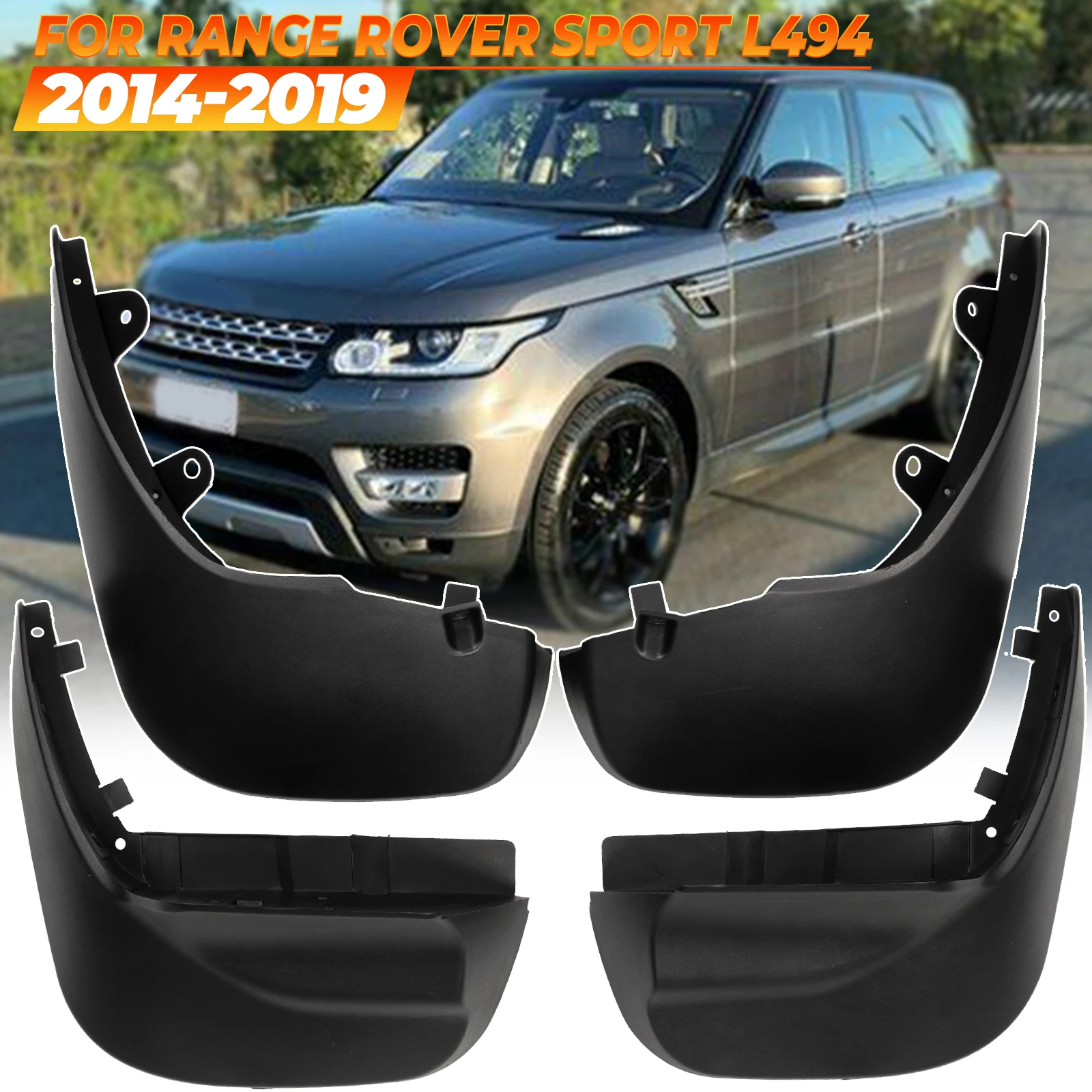 4XMudflapsMudFlapFrontRearMudguardSplashFenderProtectorForLandRoverRangeRover