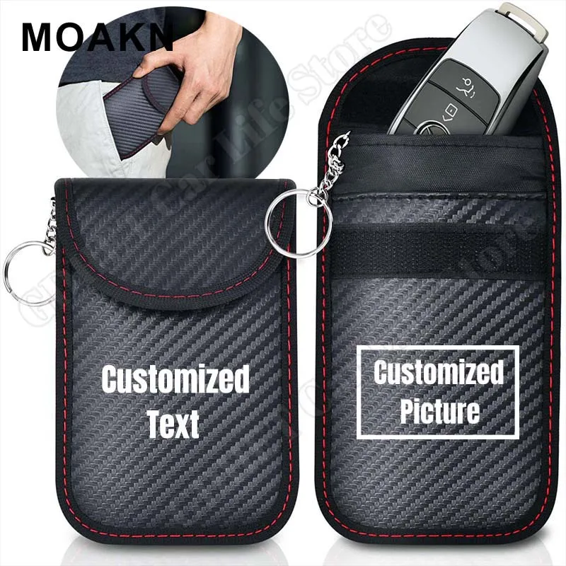 

Car Keychain Case Leather Wallet for Men Women Key Holder Organizer Pouch Key Chain Shell Protector Cover Interior Accessories