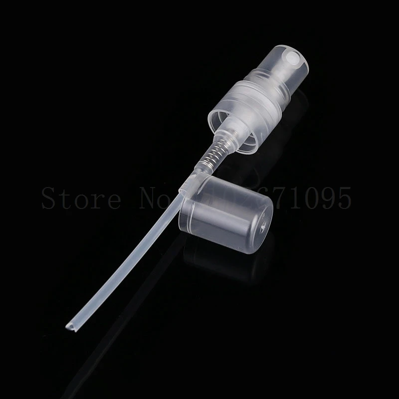 100pcs/lot 2 3 4 5ml Clear Transparent Plastic Perfume Spray Bottle Pen Atomizers Clasp Refillable Small Sample Trial Size Vial