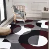 Modern Circles Carpet for Living Room Sofa Table Large Area Rug Kitchen Hallway Balcony Rug Non-slip Entrance Doormat Home Decor 4