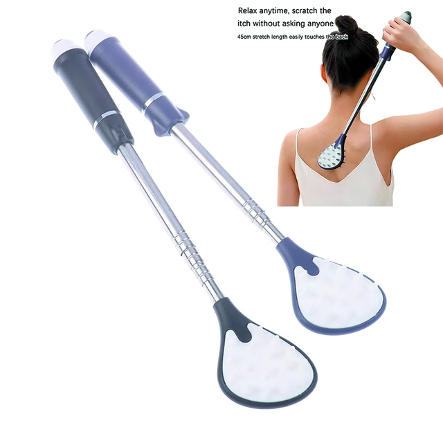 1Pcs Back Scratcher Telescopic Scratching Back Scratcher Massager Kit Scraper Extendable Telescoping Itch Massage Relaxation 2