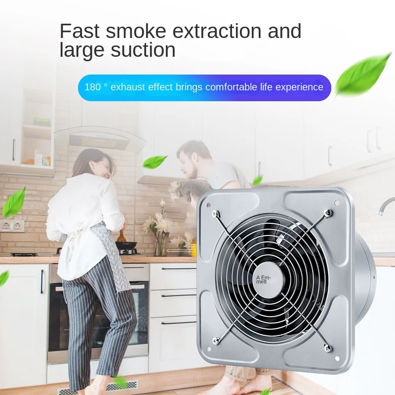 

Aimeite exhaust fan kitchen household exhaust fan exhaust machine strong mute axial ventilator.