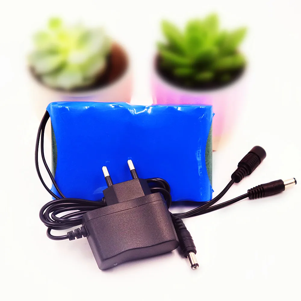 Bateria de Íon de Lítio Recarregável Portátil Super 12v 30000mah Capacidade dc 12.6v 50ah Cctv Cam Monitor e Carregador Novo - Image 4