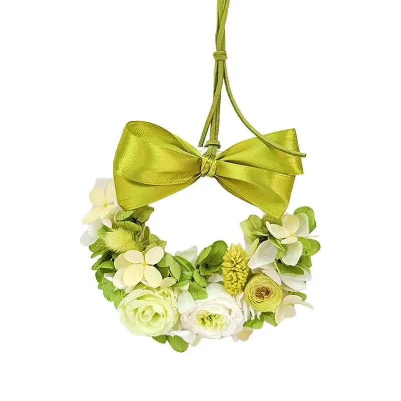 

Украшения для автомобиля, Настенный декор, цветочная гирлянда, уникальные искусственные цветы, венок для входной двери, центральный Свадебный декор