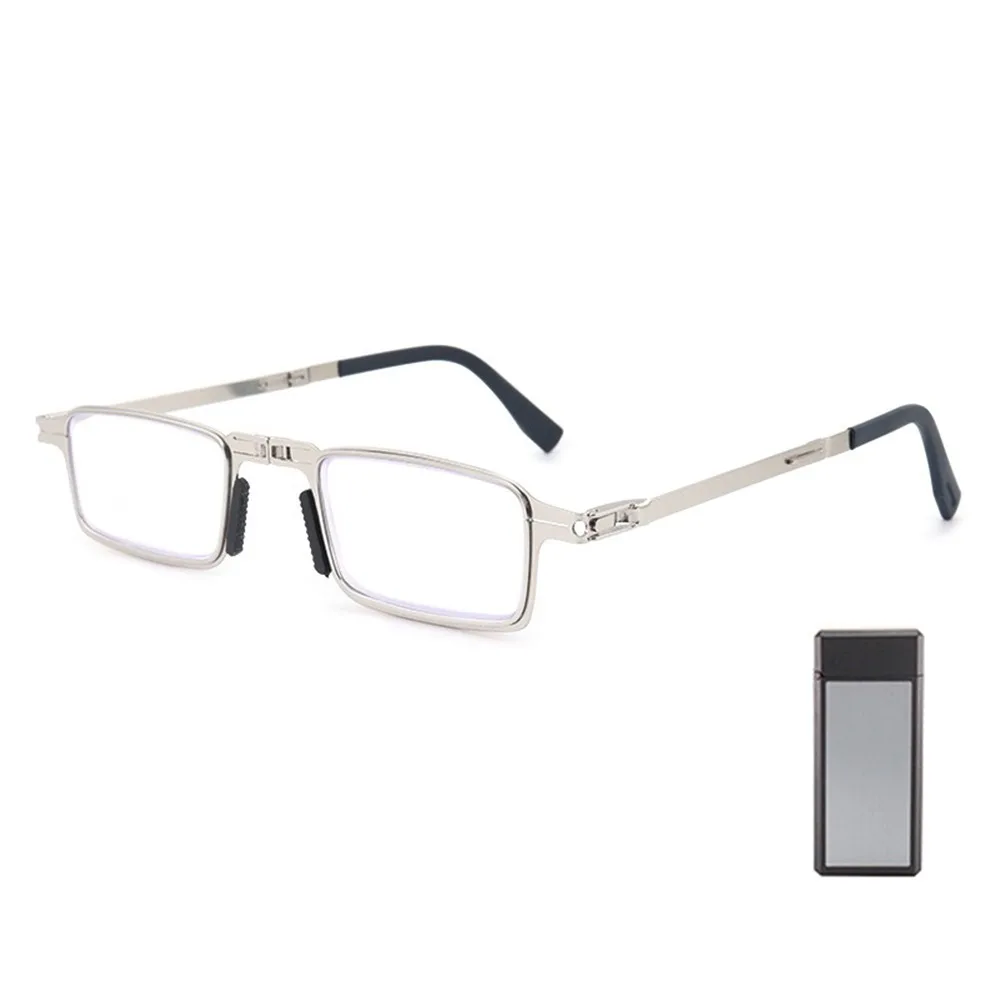 Portable Blue Light Blocking Reading Glasses with Protective Case