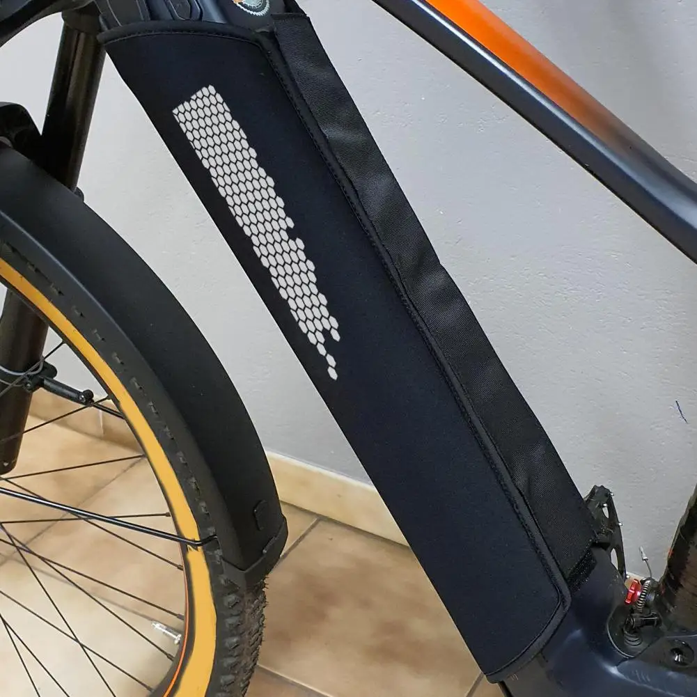 

Сумка для аккумулятора Ebike, крепежная лента, крышка для аккумулятора велосипеда, водонепроницаемая небьющаяся рама для аккумулятора электровелосипеда, детали для защиты аккумуляторов