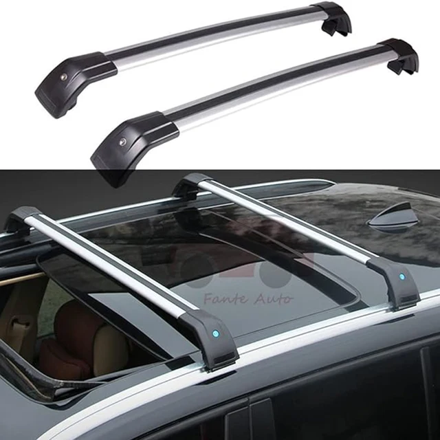 Barras De Techo Para Jeep Compass 2017-2022 - Portaequipajes Aerodinámico Y Antioxido Para Maletero, Bicis, Tablas De Surf, Etc.