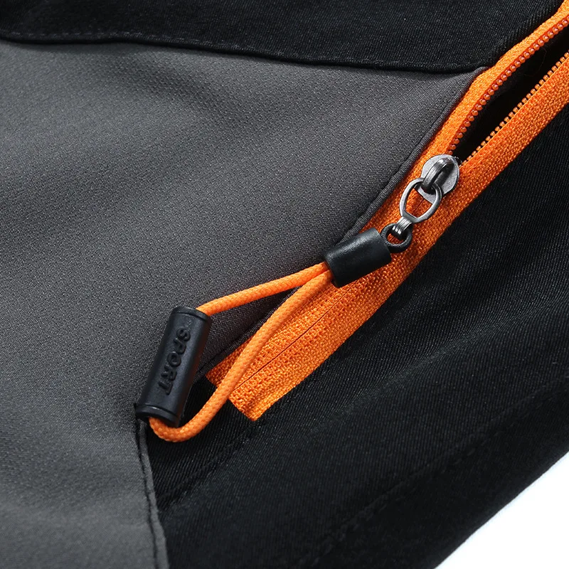 Men Summer Hiking Pants Wear-Resistant Water Splash Prevention Quick Dry UV Proof Elastic Thin Camping Trousers