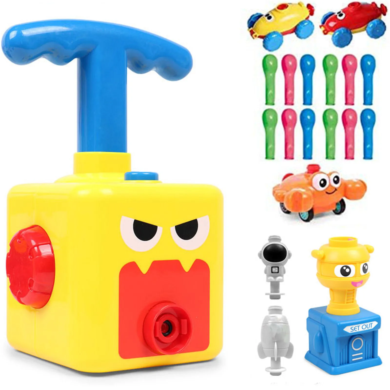 

Power Balloon Car Toy for Kids Balloon Powered Car Children Science Toy Balloon Powered Power Balloon Car Toy Set kid