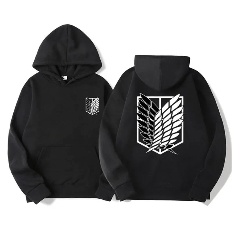 Men and Women Levi Ackerman Hooded Hooded Sweatshir Anime Hooded Hip Hop Sports Plus Size Sw 2
