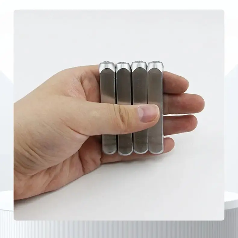 12pcs/set Leather Punch Stamp Roman Numerals Flower Heart Constellation Kit DIY Steel Stamp for Jewelry Leather Carving