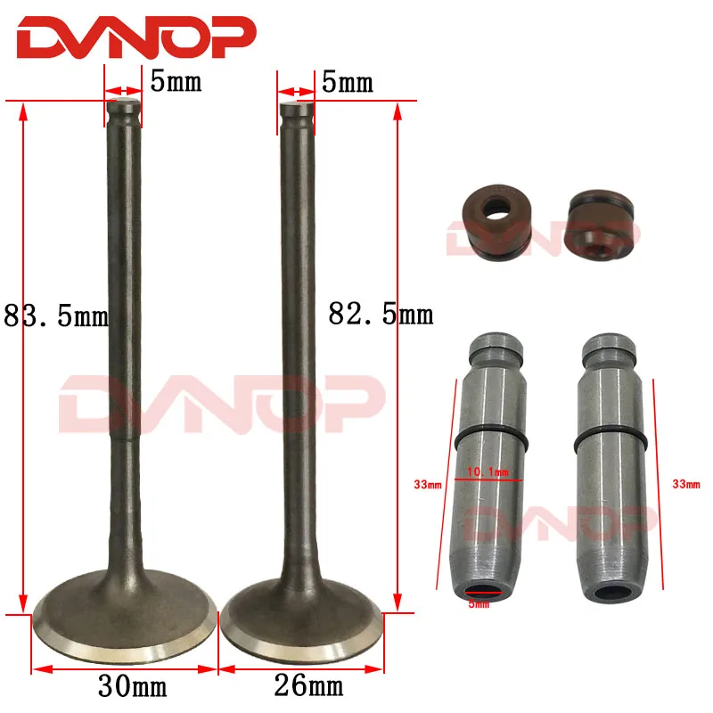 Клапан впускного выпускного штока двигателя мотоцикла, запасные части для Honda CBF150 XR150 XR 150 CBF 150 KTT