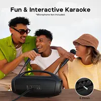 TRIBIT StormBox Blast 2 Bluetooth Speaker, 200W Power With Subwoofer Outdoor IP67 Party Speaker, 30H Playtime, LED, Mic Input - Image 4