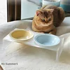 【E】Ceramic Pet Cat Bowl Pet Drinking Water Feeding Bowl Ceramics Cat Food Dog Food Utensils Cat Dog Pet Supplies Accessories 5