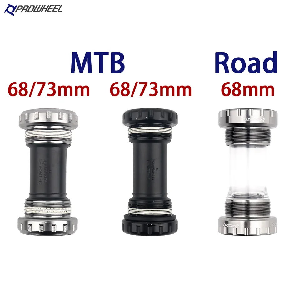Boîtier De Pédalier PROWHEEL BB68 - BSA 68mm - Hollowtech II - Compatible Shimano