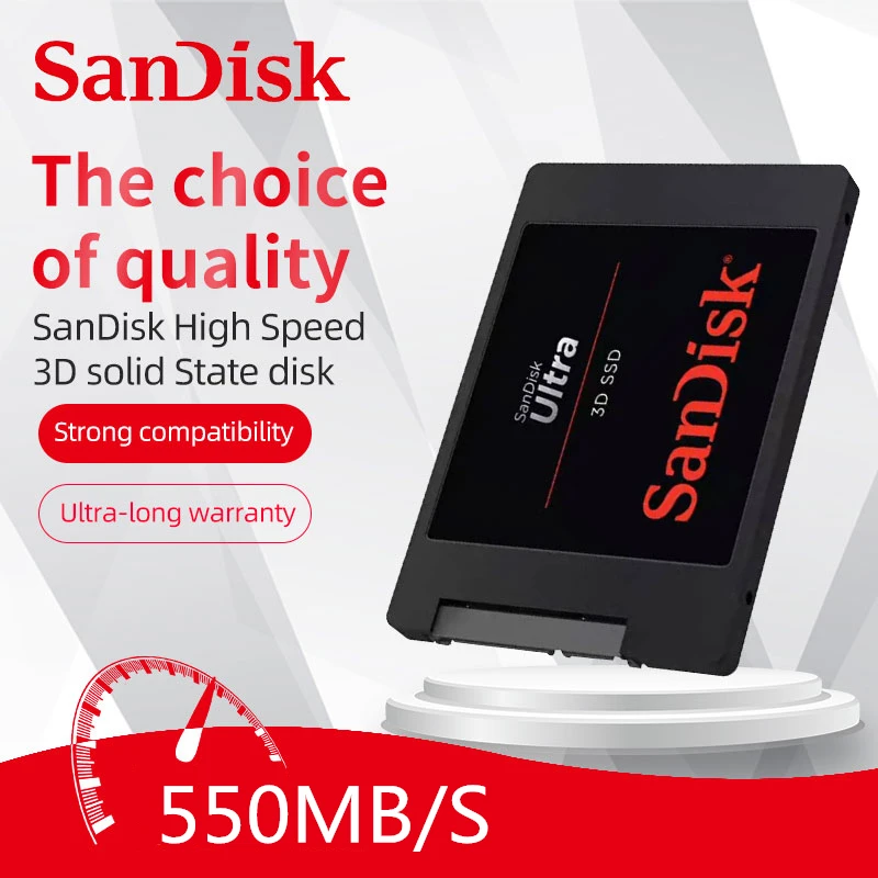Sandisk 1tb Ssd Ultra 3d Internal Solid State Disk 500gb Sata Iii Hdd Disk Drive 250gb 560mb/s For Notebook Desktop 2tb - Solid Drives - AliExpress