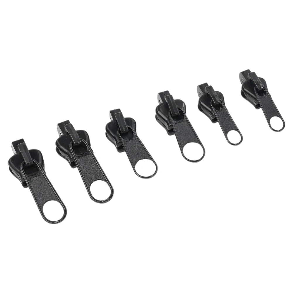 

12PCS Zip Slider Replacement 3 4 5 8 8C 10 For Tents Suitcases Clothing Jackets Bags Plastic Nylon Medal Zip DIY Apparel Sewing