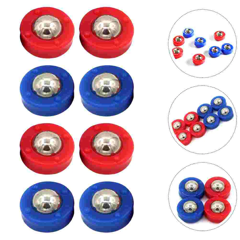 8 Pcs Football Rolling Roller Roller Game -balls Funny Soccer Accessories Puck Equipment