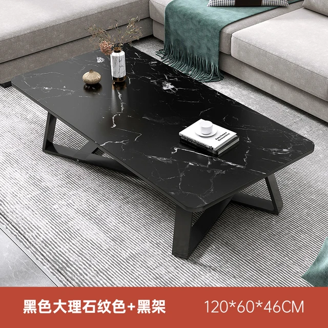 Luxury Coffee Tables Living Room Modern Design Marble Top Minimalist Low Dinning Table Nordic Mesa Auxiliar Bedroom Furniture 120cm