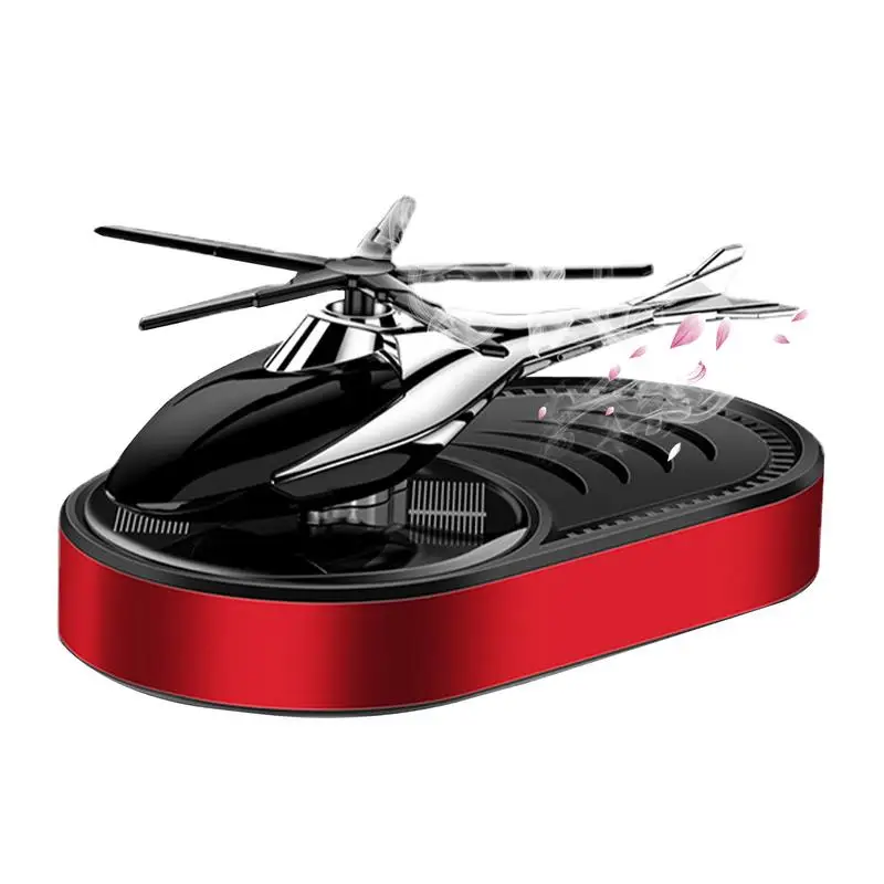 Solar Car Air Freshener Solar Energy Rotating Helicopter Aroma Diffuser for  Car