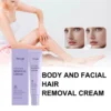 Gentle Hair Removal Cream for Face Body with Centella Extract Soothing Moisturizing Formula Sensitive Dry Skin Smooth Skin 30g
