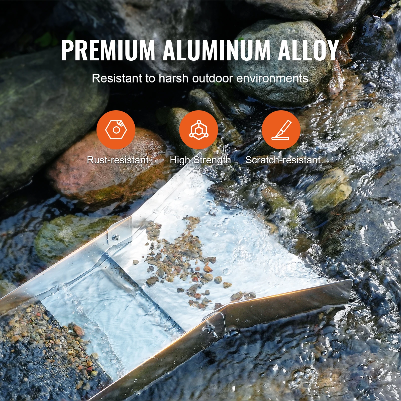 Aluminum Gold Panning Kit for Gold Prospecting