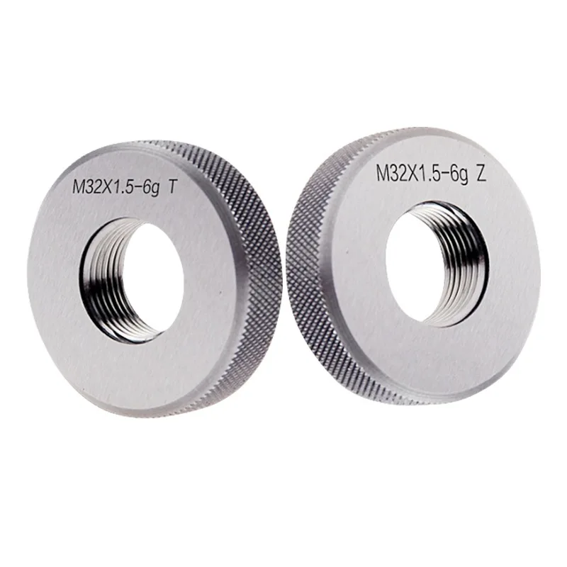 Thread ring gauge M20-M30 GO/NO GO Gage Metric Gauge 6g accuracy Precision external Screw Gage Fine,Pitch Thread Test Tool 2pcs