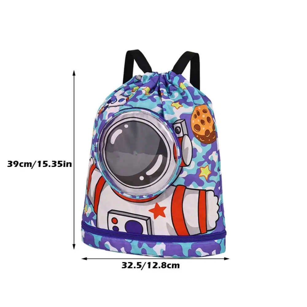 Children's Swimming Bag Wet Dry Sseparation Waterproof Toiletry Storage Bag Sports Portable Cute Beach Backpack for Boys Girls