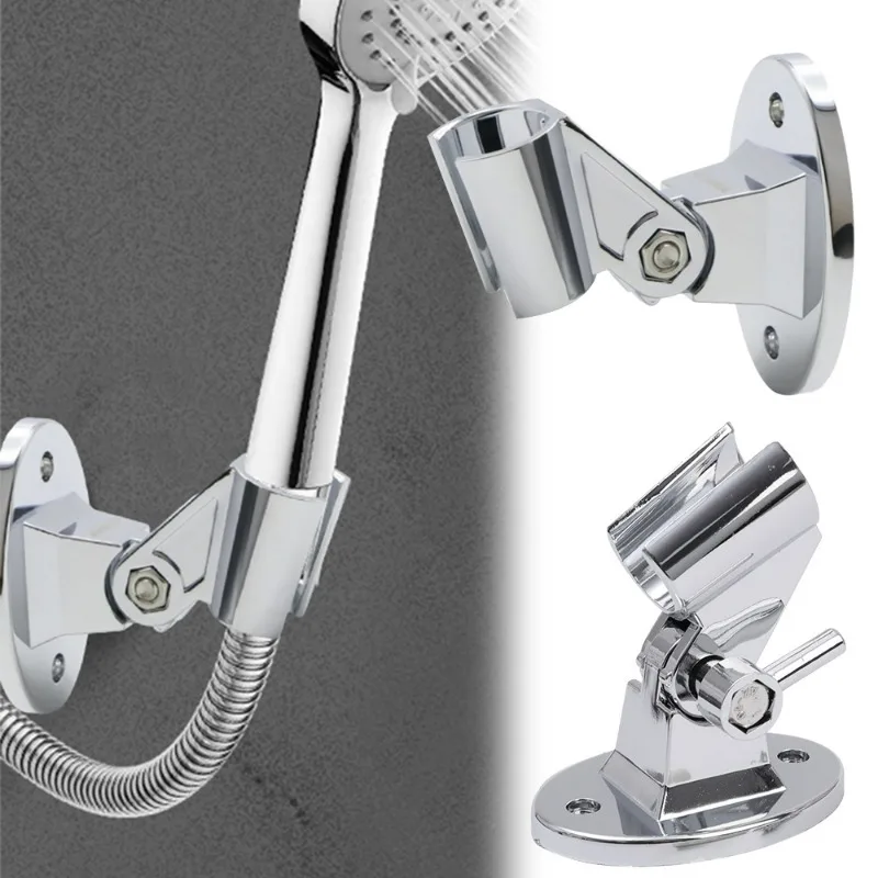 

Кронштейны для душевой лейки, универсальный монтажный фиксированный базовый регулируемый держатель для ручного душа, настенный держатель из АБС, аксессуары для ванной комнаты