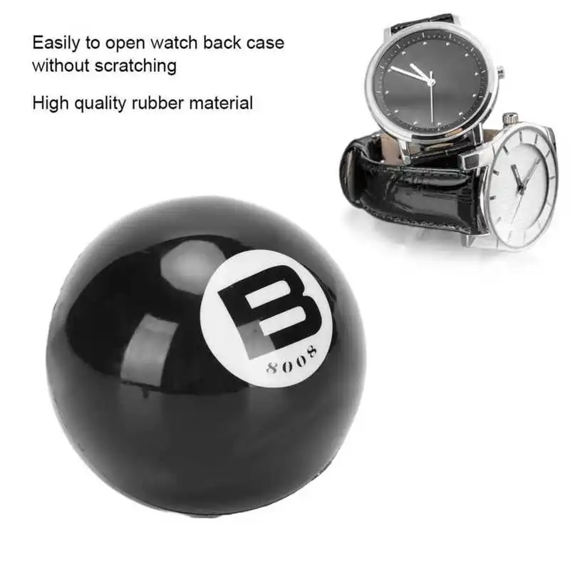 BlackWatchRepairBallRubberInflatable7cmDiaEasyUseWatchCase