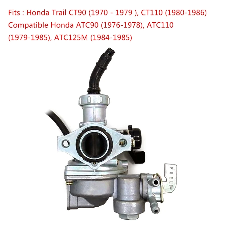 Фото Для Trail CT90 90 ATC110 ATC125M Carb CT110 1980 1981 1982 1983 1984 1986 Двигатель для газонокосилок Карбюраторы Двигатели №3