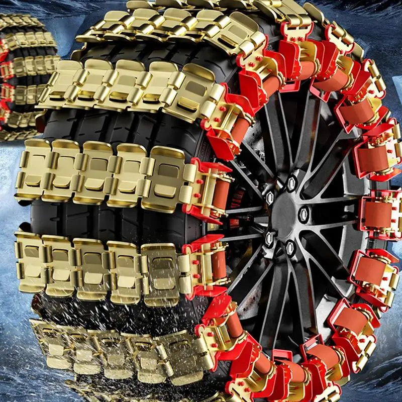 Car Tire Anti-Skid Chains Dragon Claw Type Thicken Anti-slip SUV Tire Traction Chain Thicken SUV Rain Chains Traction Chain