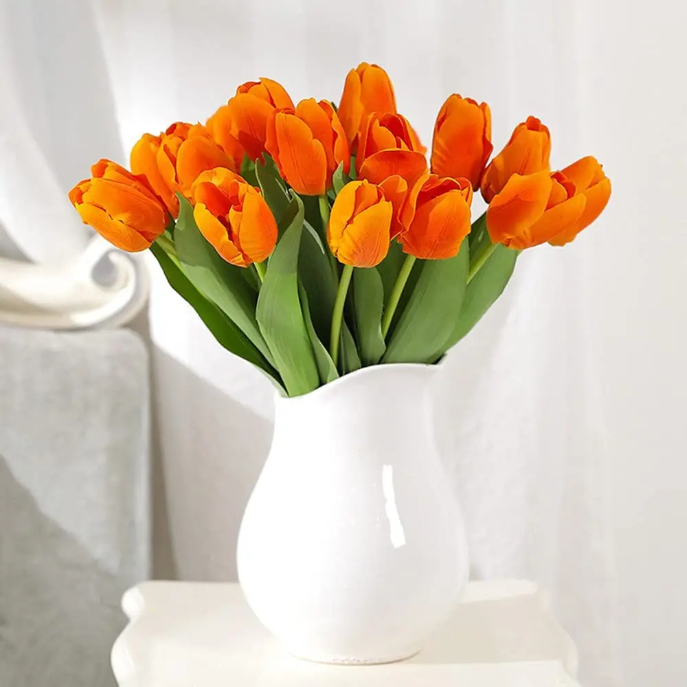 24 PEZZI DI Tulipani Artificiali in Lattice, Realistici Bouquet Di Fiori  Finti D EUR 51,98 - PicClick IT