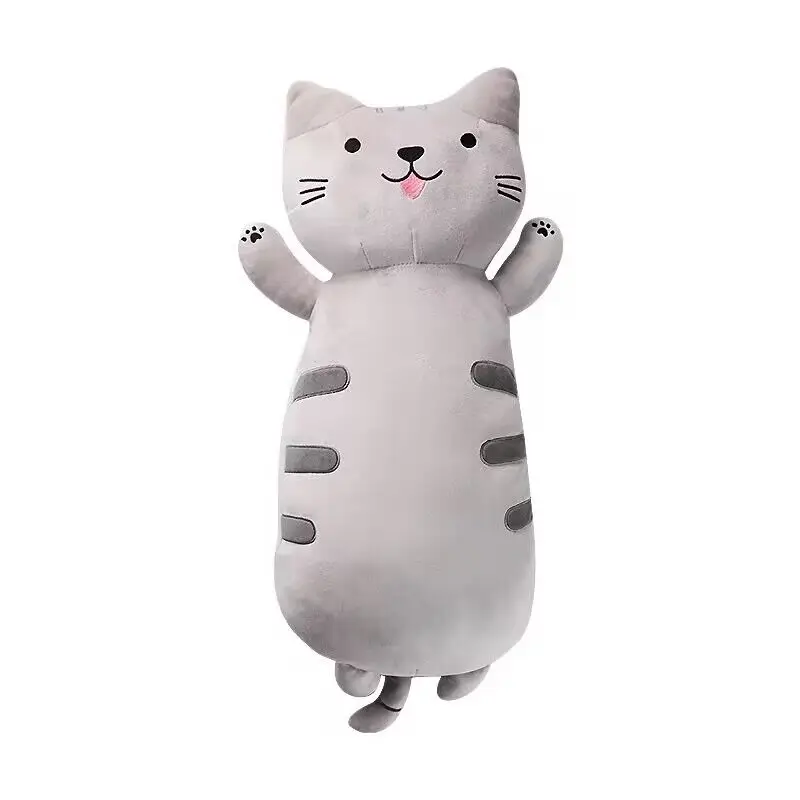 

Super Soft Lovely Cats Plush Toy Sleeping Stuffed Cat Doll Animal Toy Artoon Pillow Baby Cushion Girls Birthday Elegant Gift