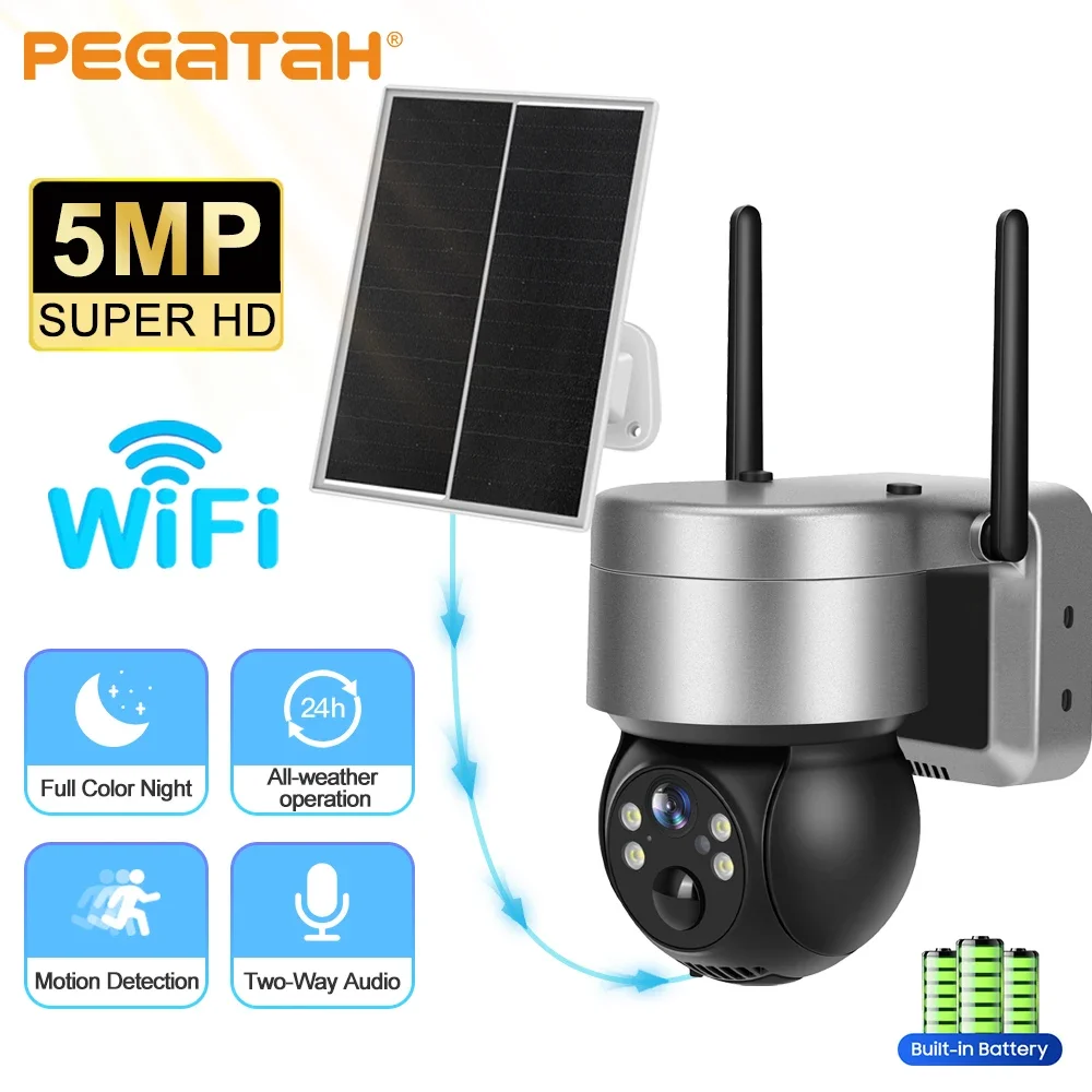 Lemnoi 4G LTE Cellular Security Camera with SIM Card, 2K Outdoor