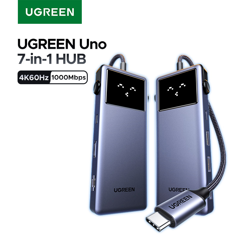 UGREEN USB C HUB Type-C to 4K60Hz HDMI 1000Mbps RJ45 PD100W USB3.0 Splitter for Laptop Accrssories MacBook Docking