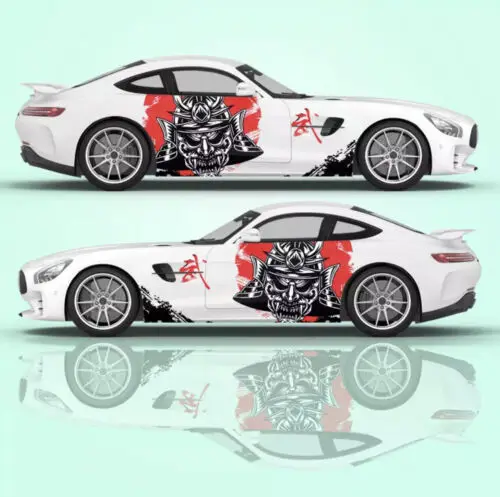 

Custom Samurai Livery Racing Side Wrap Car Decal JDM SAMURAI BOTH SIDES OF CAR