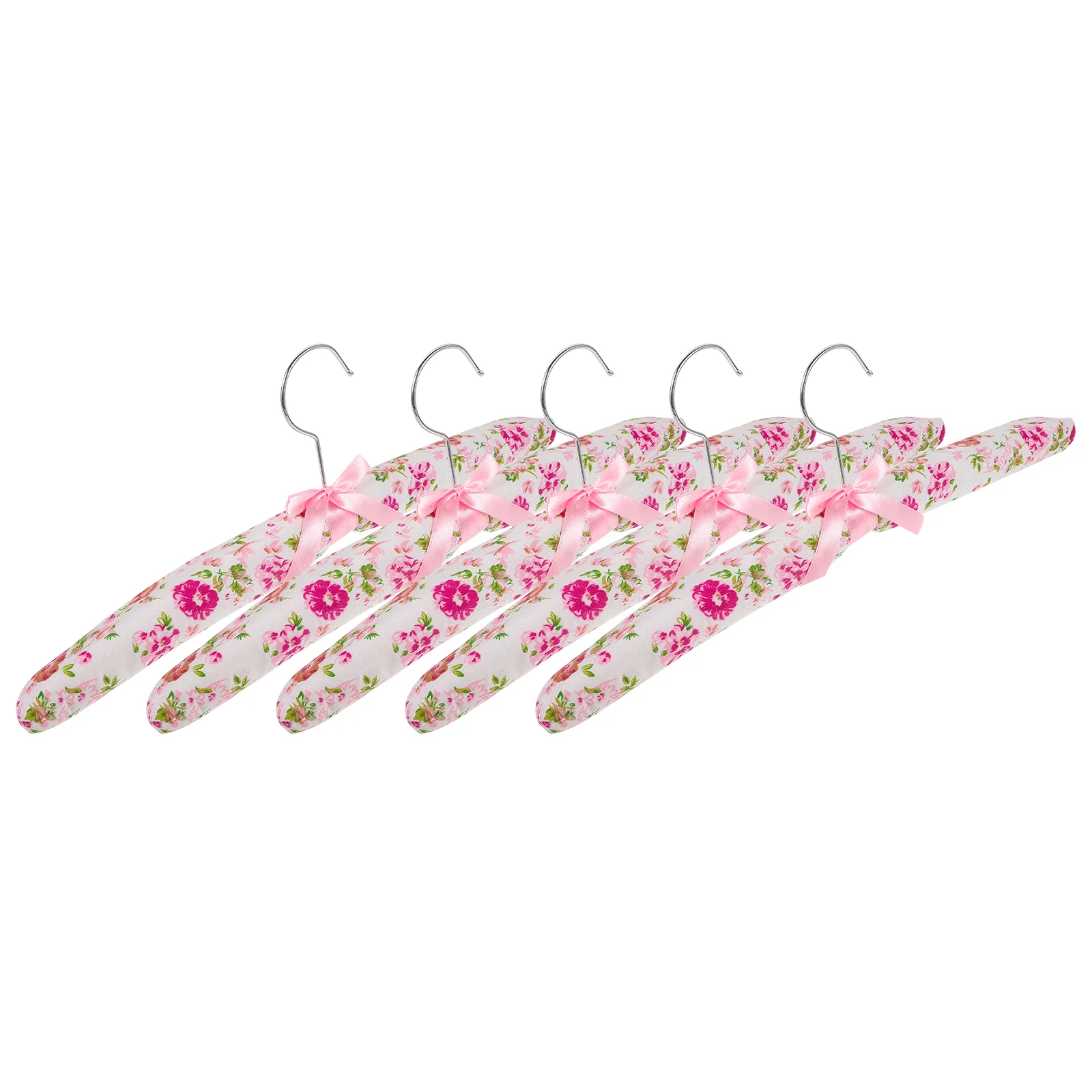 

5 Pcs Cloth Floral Hanger Puffy Hangers Padded Clothes Foams Garment for Skirts No Trace Sponge Suit Racks Baby Pants