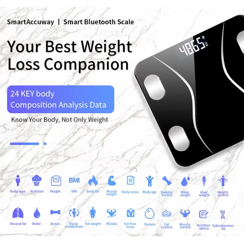 Smart Weighing Scale Special electronic scale body management fat loss smart mode Bluetooth body fat scale home weight scale ultra-precis