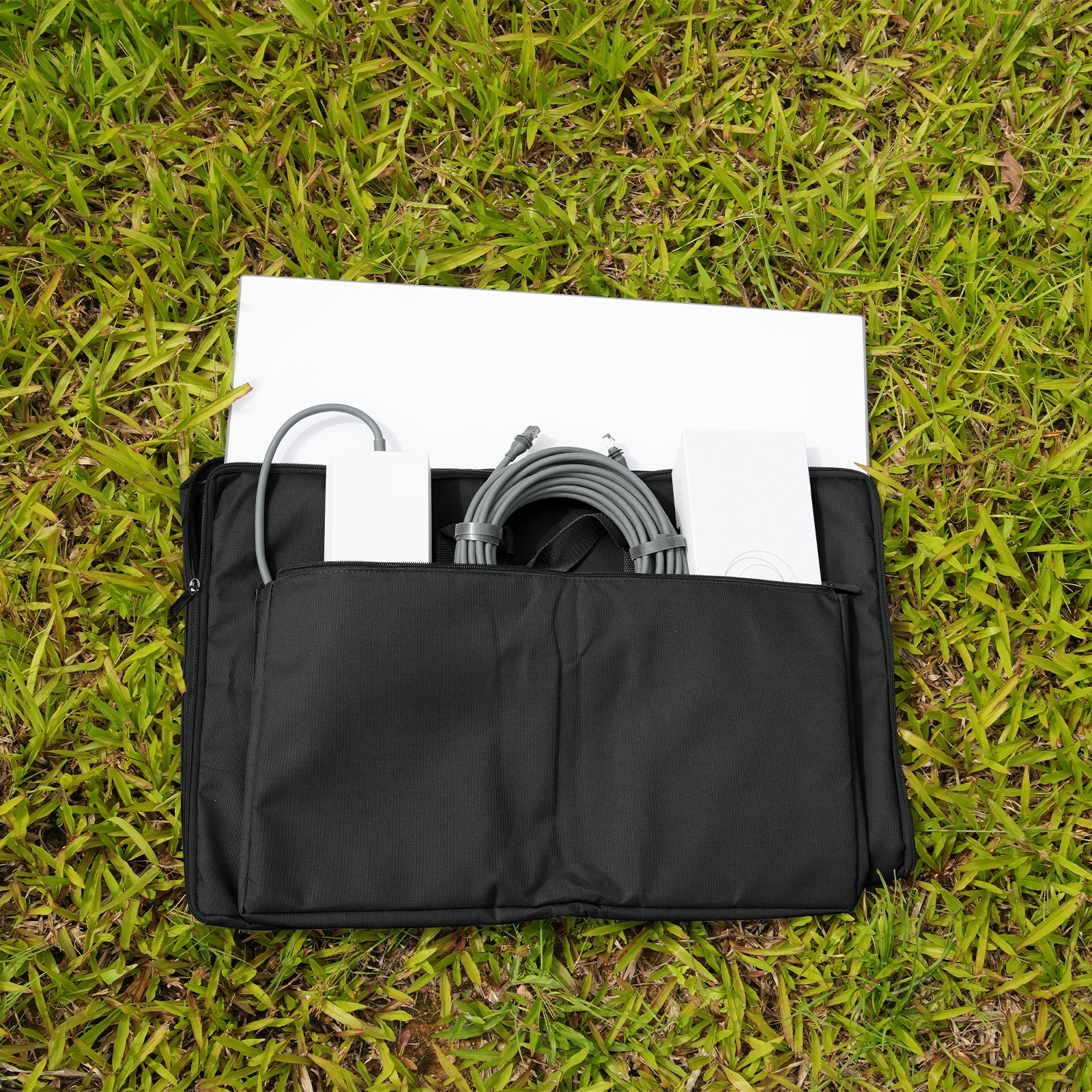 Superbat 62*40*5 600D Dustproof Oxford cloth Black Storage Bag for Starlink Kit Gen3 and Similarly Sized Items