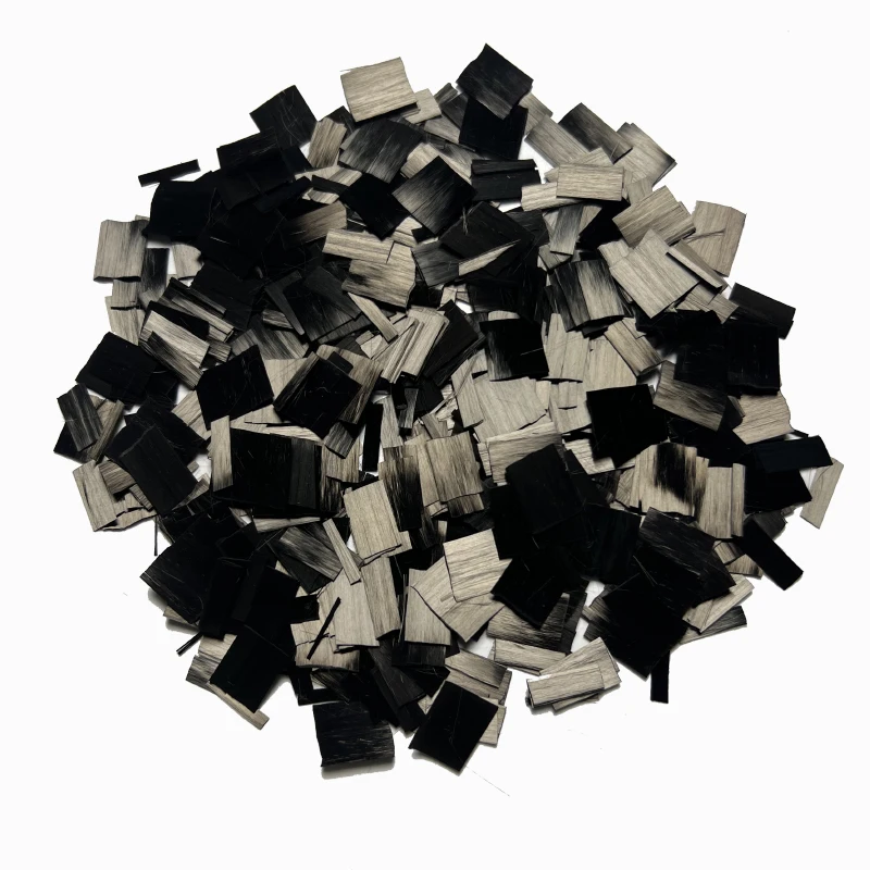 Carbon Fiber Chopped Strand 13mm Sheet-like Short Cut Carbon Fiber Automotive Interior Modification Filling Raw Materials