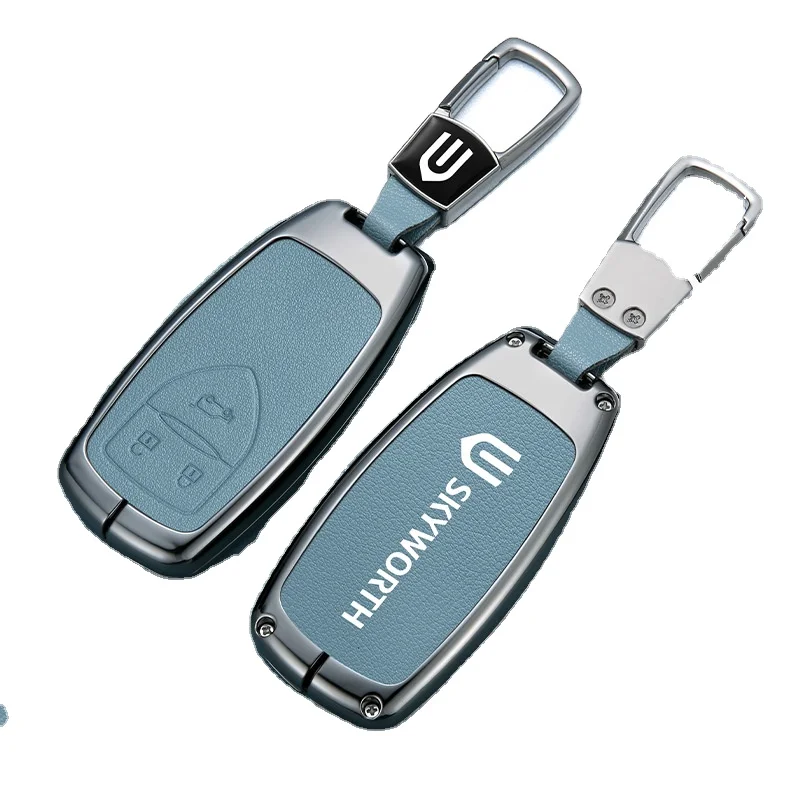 

Для Skyworth HT-I EV6 2024 металлический брелок, кожаный брелок