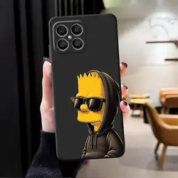 Simpsons Cartoon Cool Phone Case Cover for Honor 8X (Mix01)