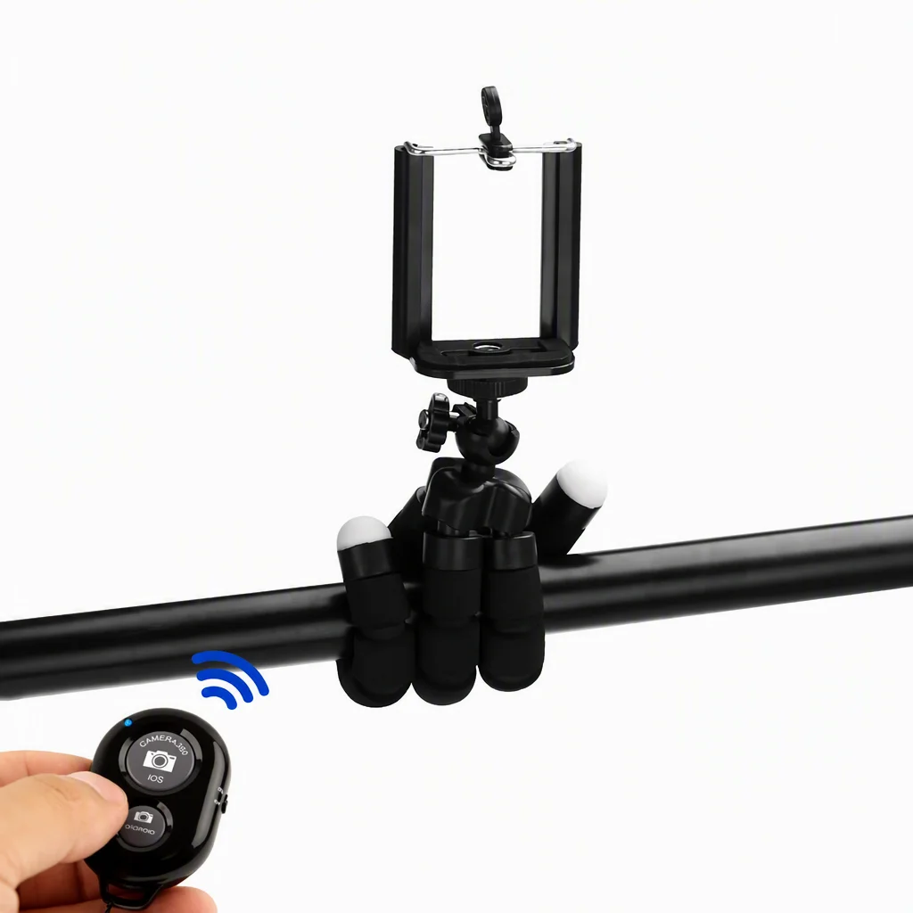 Multi-Functional Octopus Mini Tripod Stand with Smartphone Holder