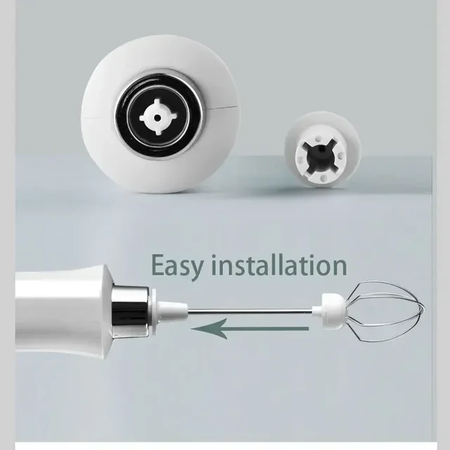 Schiuma di latte wireless USB ricaricabile portatile Macchina per schiuma elettrica 3 velocità per latte Cappuccino Mixer frusta per caffè al cioccolata calda 5