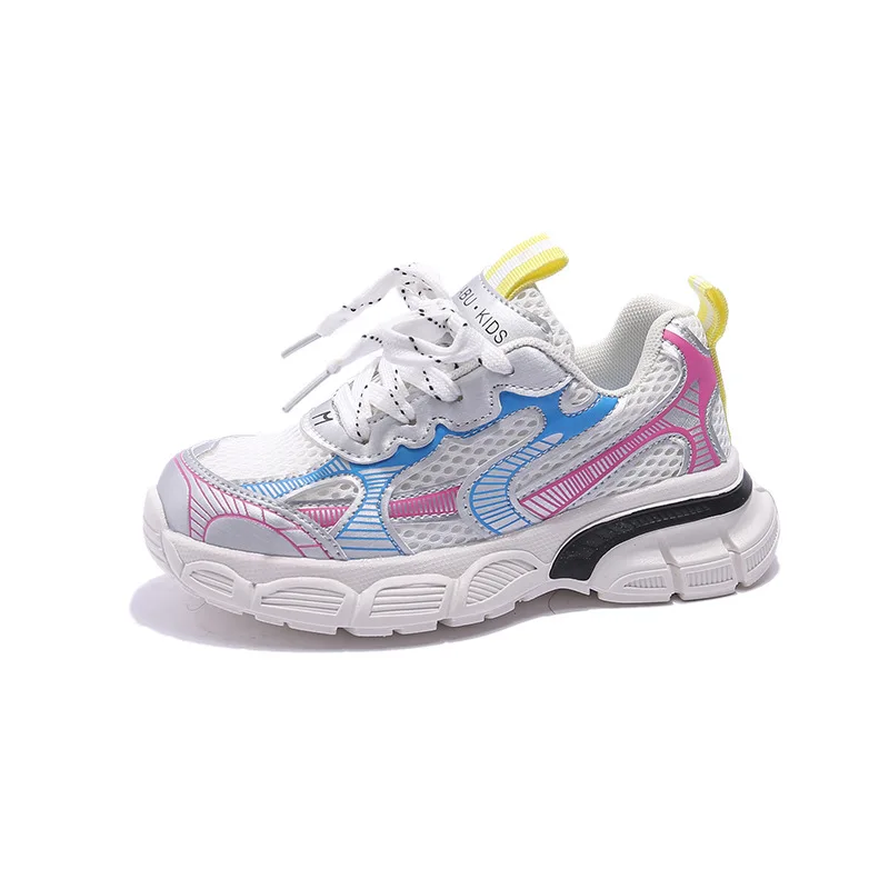 

Children's Sports Shoe Mesh Breathable Girls' Shoe 2023 New Boys' Shoe Spring/Summer Sports Running Shoe